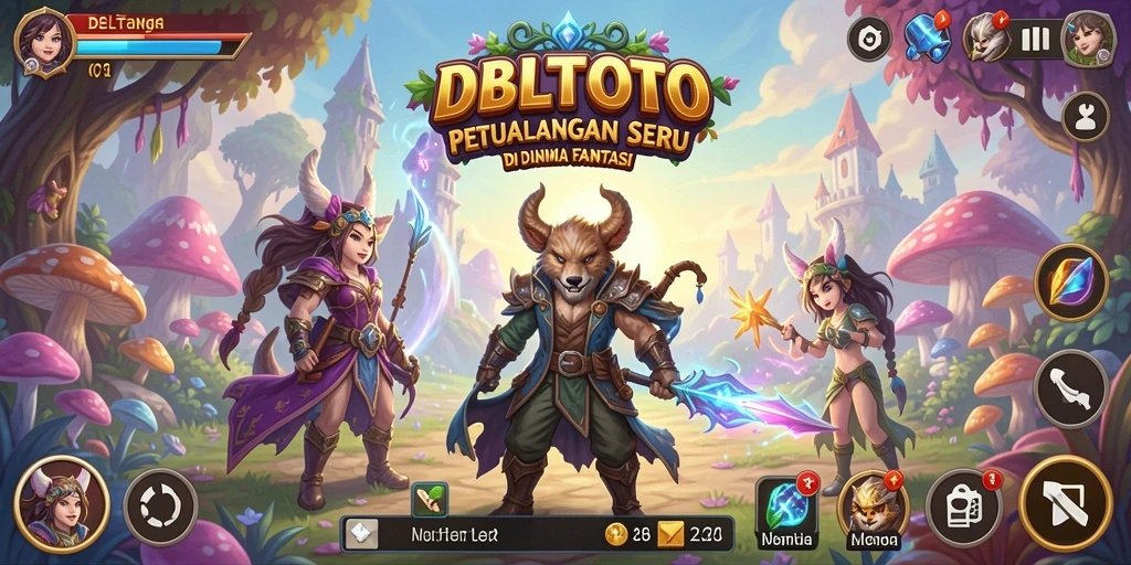 Tampilan gameplay DBLTOTO dengan petualangan seru dan tantangan menarik.