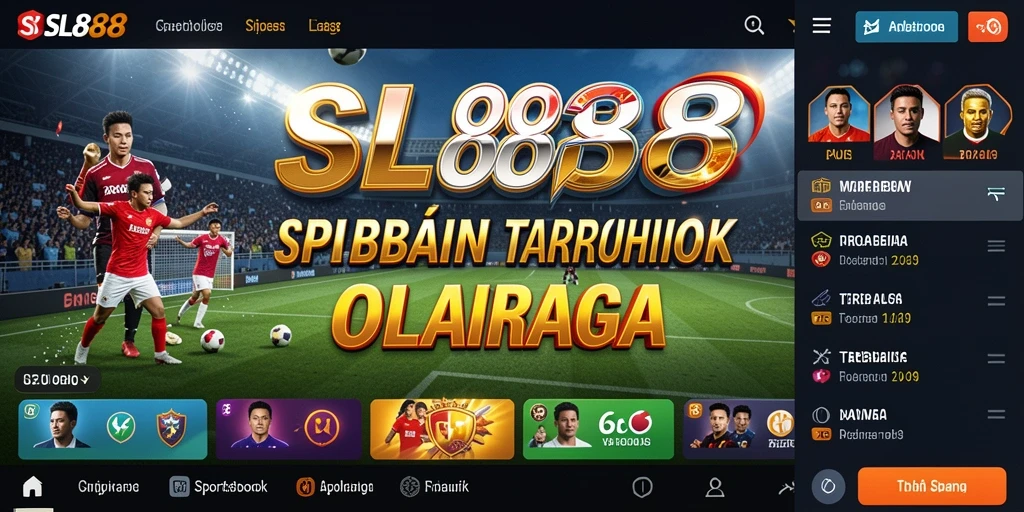 Tampilan permainan Sportsbook di SL888 yang menarik dan interaktif.