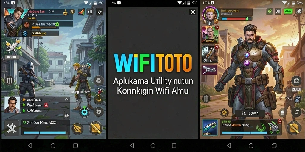 Tampilan WIFITOTO menampilkan antarmuka intuitif untuk pengelolaan koneksi Wifi.