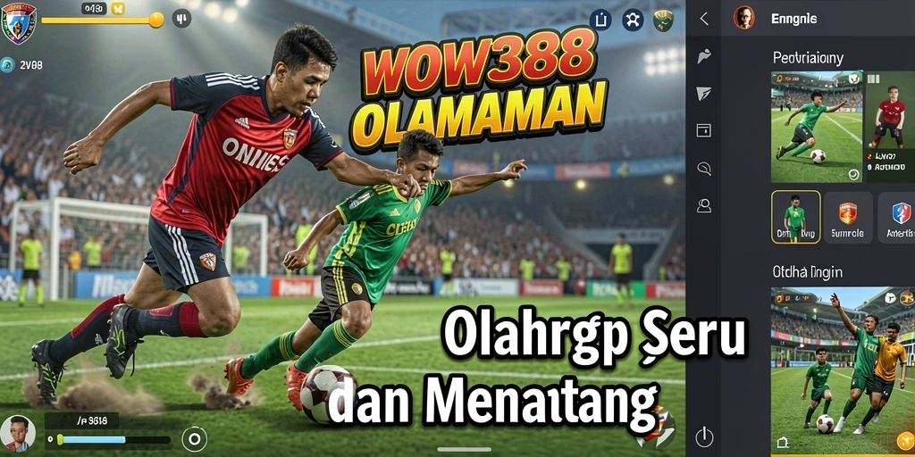 Tangkapan layar gameplay <strong>WOW388</strong> menunjukkan momen ketegangan dalam pertandingan olahraga.